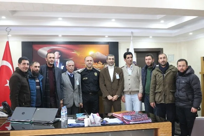 Agcden Emniyet Müdürü Yıldıza Ziyaret