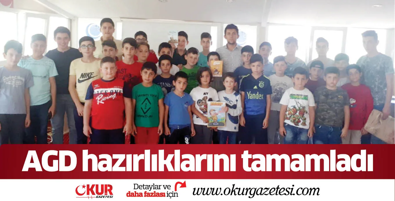 AGD hazırlıklarını tamamladı