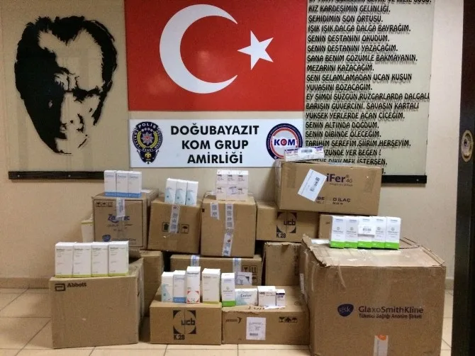 Ağrıda Kaçak İlaç Operasyonu