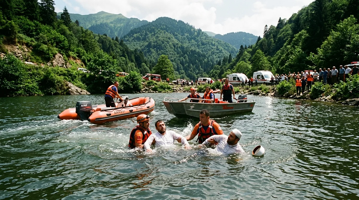 Artvin Arhavi’de Gölette Serinlemek İçin Girişen İki İmam Hayatını Kaybetti