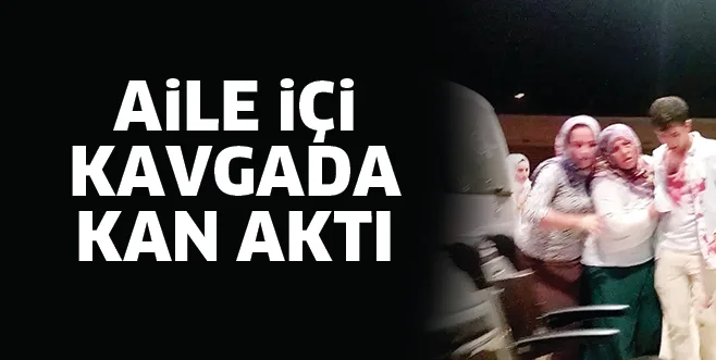 AiLE iÇi KAVGADA KAN AKTI