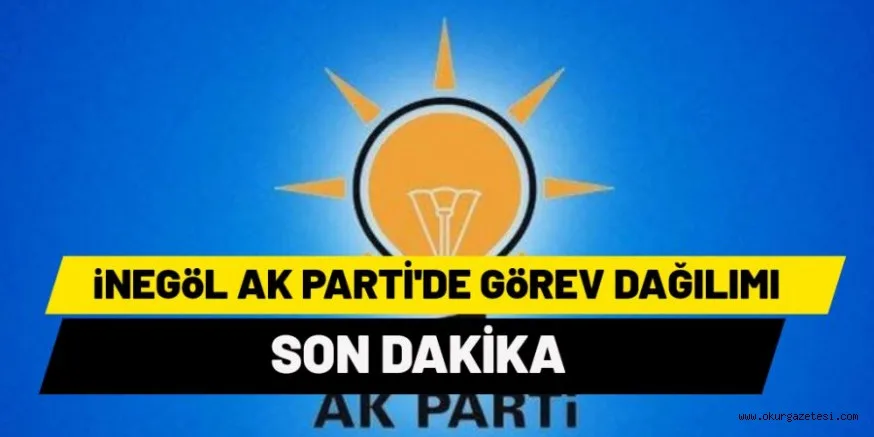 AK PARTİ'DE GÖREV DAĞILIMI