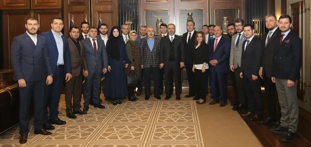 Ak Parti Osmangaziden Salman Ve Aktaşa Ziyaret