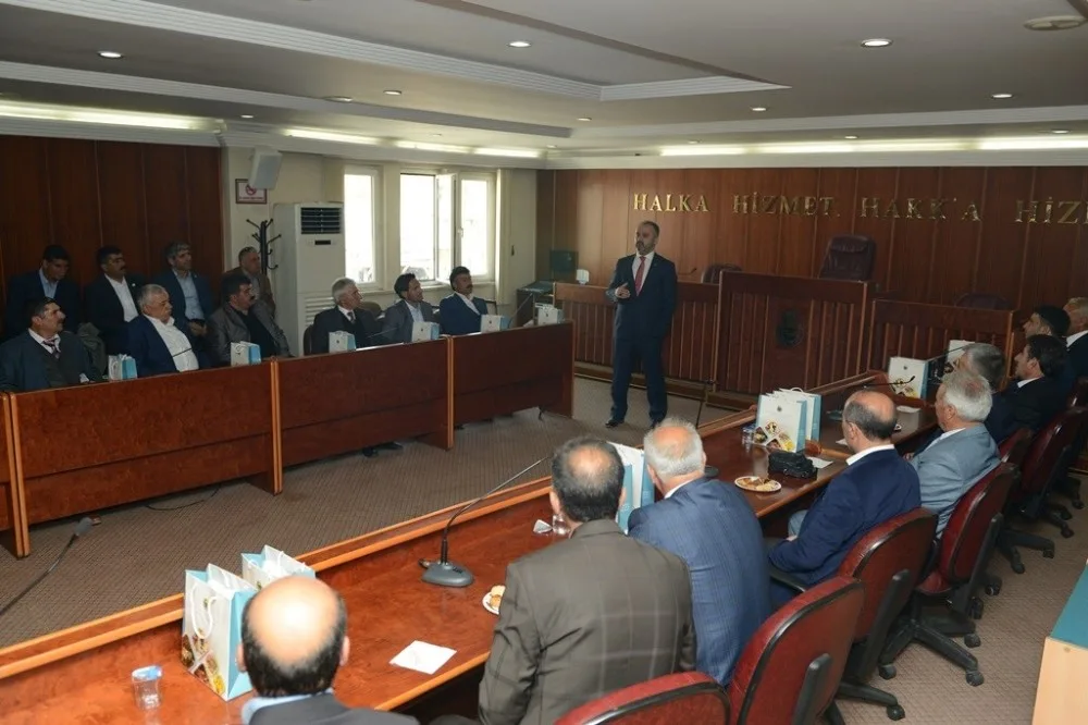 Aktaş Doğubayazıttan Gelen Muhtarları Ağırladı