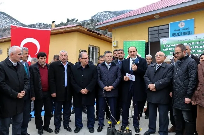 Aladağda Kıl Keçisi, Ceviz Ve Elma Fidanı Dağıtıldı