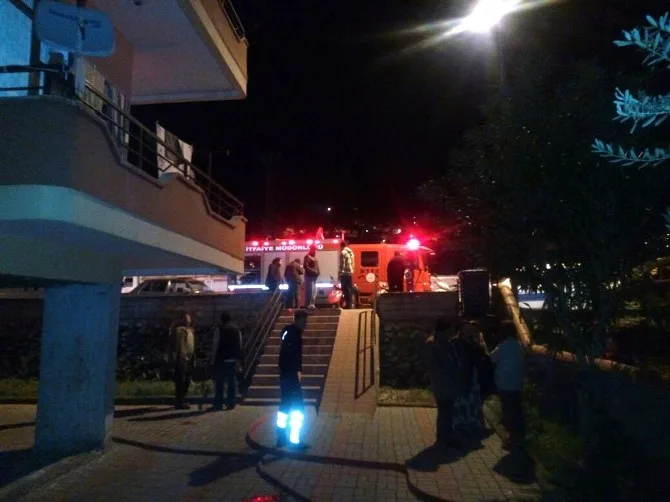 Alanyada Korkutan Ev Yangını