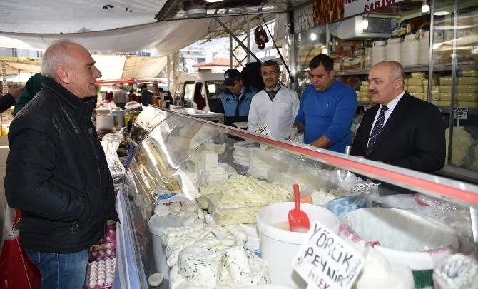Alanyada Süt Ve Süt Ürünleri Denetlendi