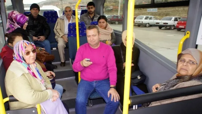 Alaşehirde Minibüslerde İnternet Dönemi