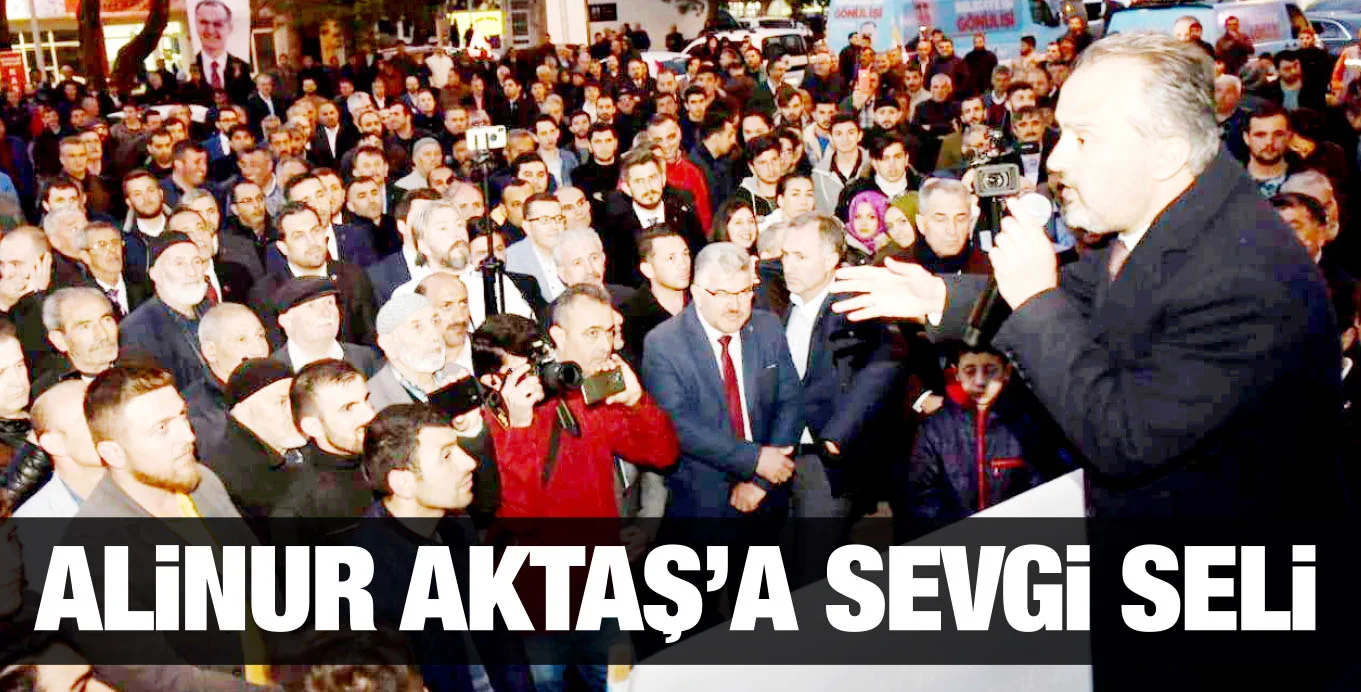 ALiNUR AKTAŞ'A SEVGi SELi