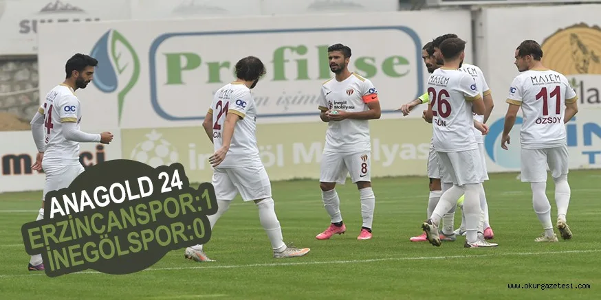 ANAGOLD 24 ERZİNCANSPOR:1 İNEGÖLSPOR:0