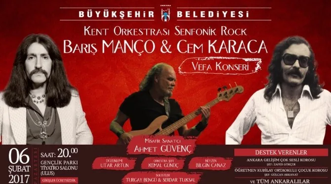 Ankara Büyükşehirden, Ustalara Vefa Konseri
