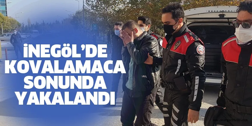 ARANAN ŞAHIS KOVALAMACA SONUNDA YAKALANDI