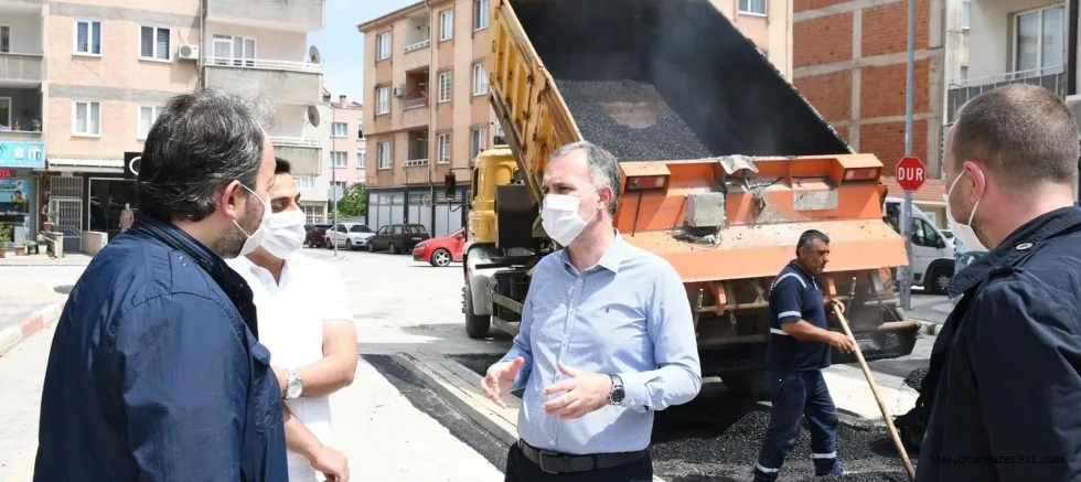 Asfaltlama çalışmaları devam ediyor