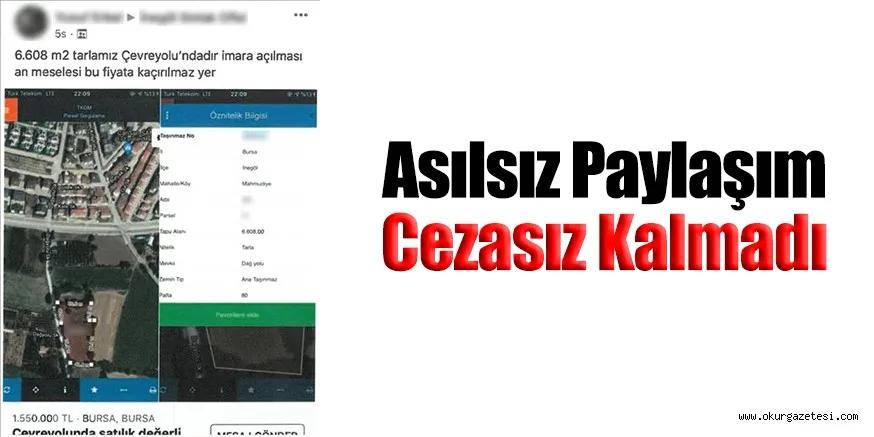 Asılsız Paylaşım Cezasız Kalmadı