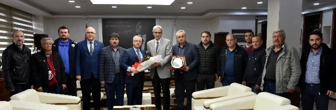 Askf Başkanı Aydından Başkan Kaydaya Ziyaret