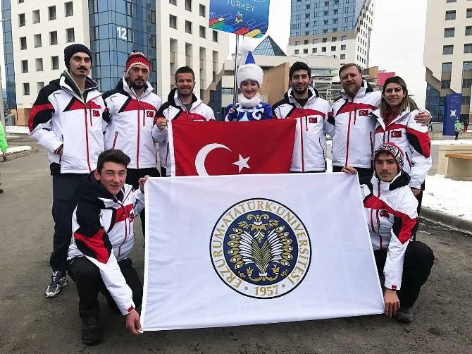 Atatürk Üniversitesi Dünya Üniversiteler Kış Spor Oyunlarında...