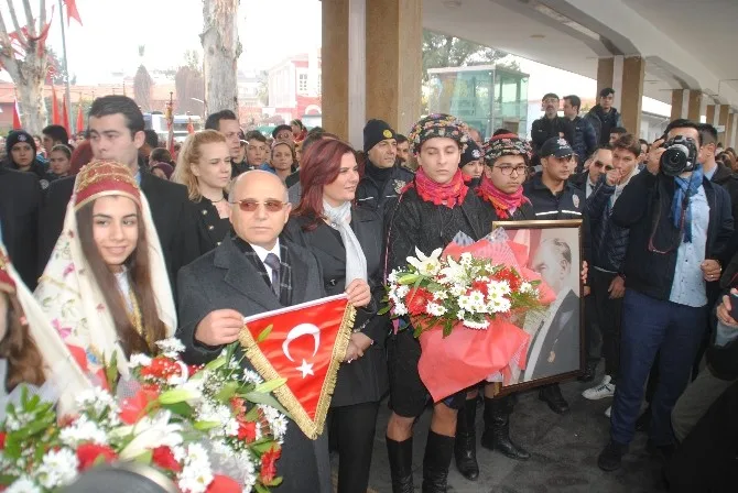 Atatürkün Aydına Gelişinin 86. Yıldönümü Törenle Kutlandı