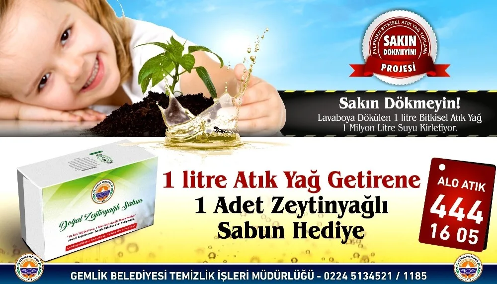 Atık Yağı Getir Zeytinyağlı Sabunu Götür