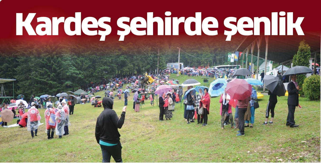 Kardeş şehirde şenlik
