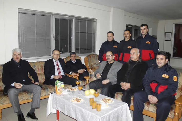 Yılbaşı gecesi çalışanları unutmadılar