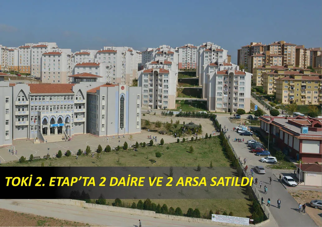 2. Etapta 2 daire ve 2 arsanın satışı gerçekleşti
