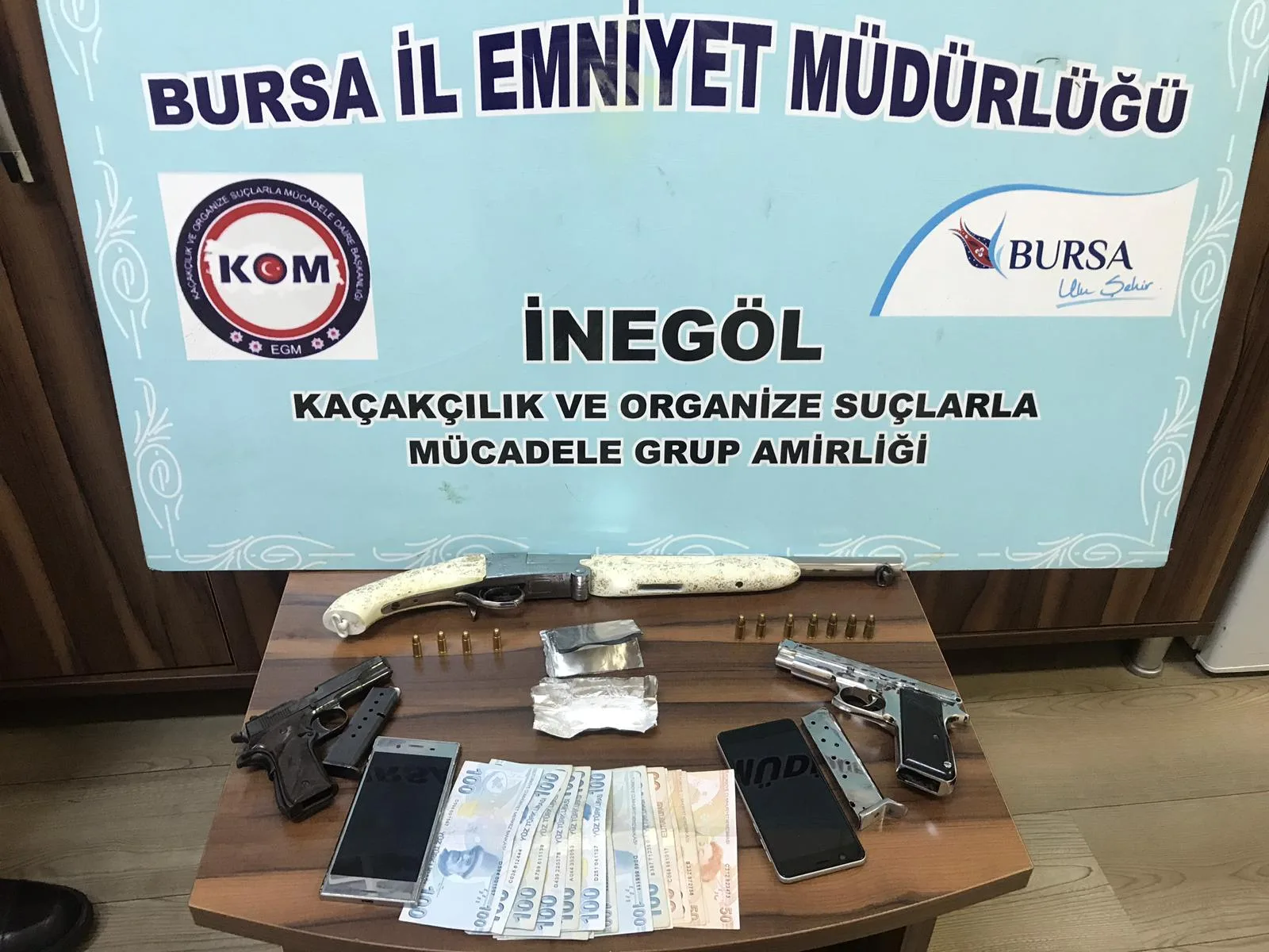 İnegöl'de uyuşturucu operasyonu