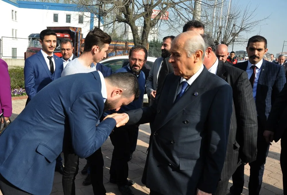 Bahçeli İnegölde Mola Verdi