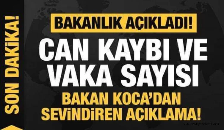 Bakanlık son durumu açıkladı! Türkiye'de can kaybı ve vaka sayısı