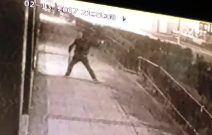 Banka Ve Atm Saldırganı Güvenlik Kamerasında
