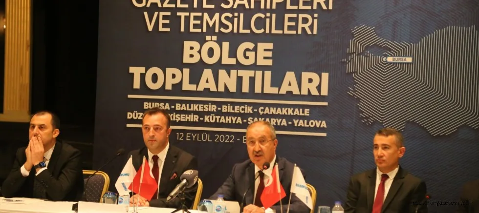 Basın İlan Kurumu Genel Müdürü Cavit Erkılınç, Bursa'da konuştu: