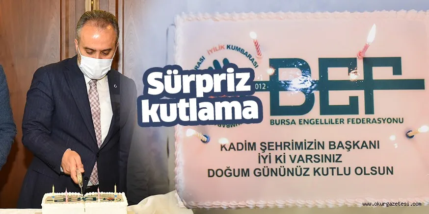 Başkan Aktaş’a doğum günü sürprizi