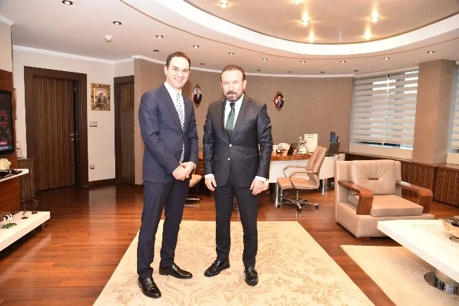 Başkan Doğan, Sedaş Dağıtım Direktörü Şentürkü Ağırladı