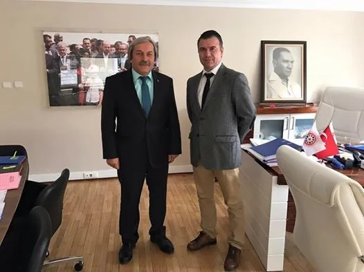 Başkan Şahinden Türkiye Geleneksel Spor Dalları Federasyonuna Ziyaret