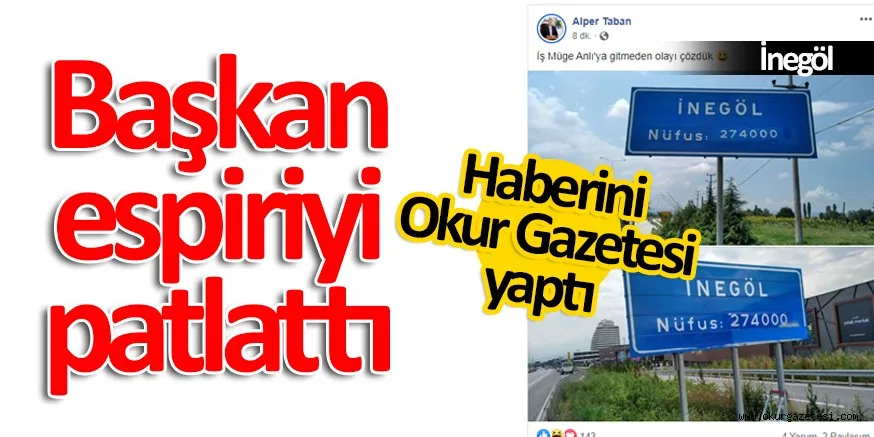 Başkan sosyal medyada güldürdü