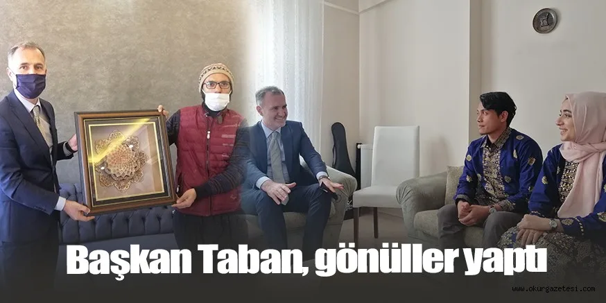 Başkan Taban, gönüller yaptı