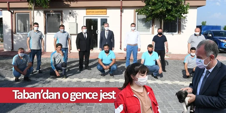BAŞKAN TABAN VETERİNER İŞLERİ MÜDÜRLÜĞÜ PERSONELİYLE BULUŞTU