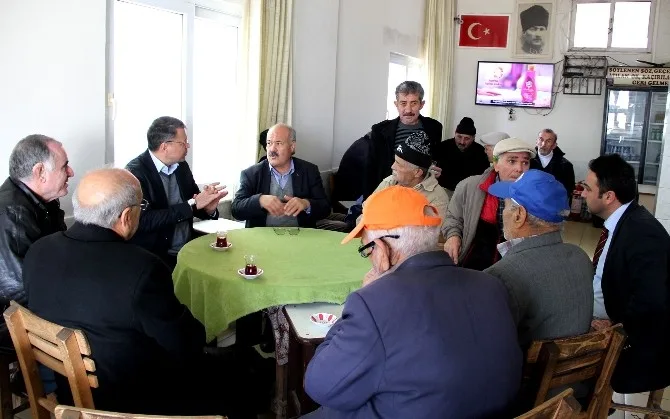 Başkan Turguttan Esnaf Ziyaretleri