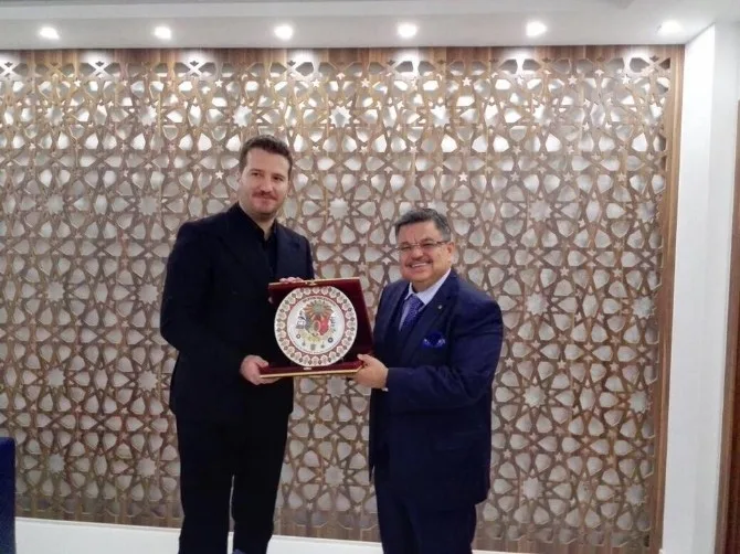 Başkan Yağcıdan Diriliş Ertuğrul Senaristi Bozdağa Ziyaret
