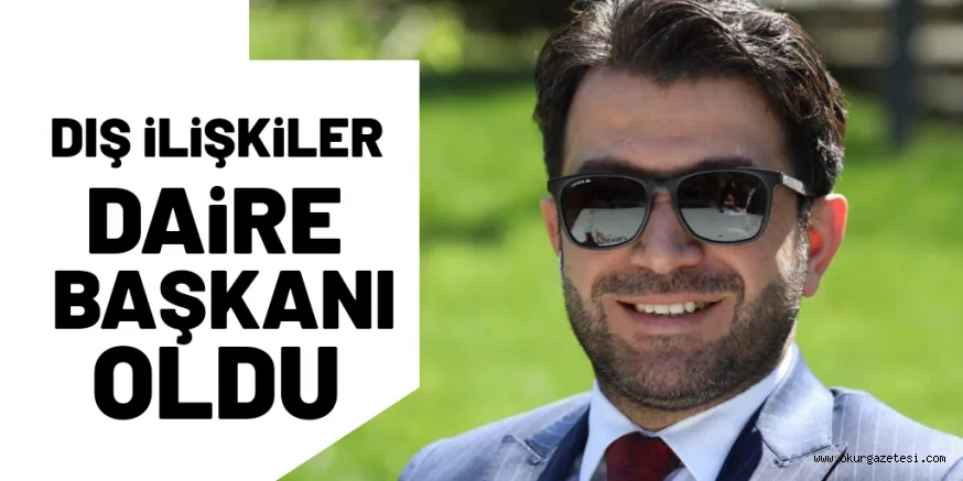 BAŞTÜRK DAİRE BAŞKANI OLDU