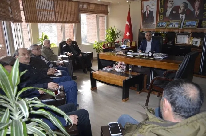 Bayırköy Ss Motorlu Taşıyıcılar Kooperatifinden Başkan Yamana Ziyaret