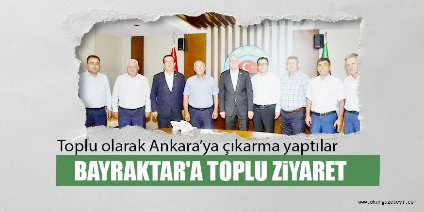 BAYRAKTAR'A TOPLU ZiYARET