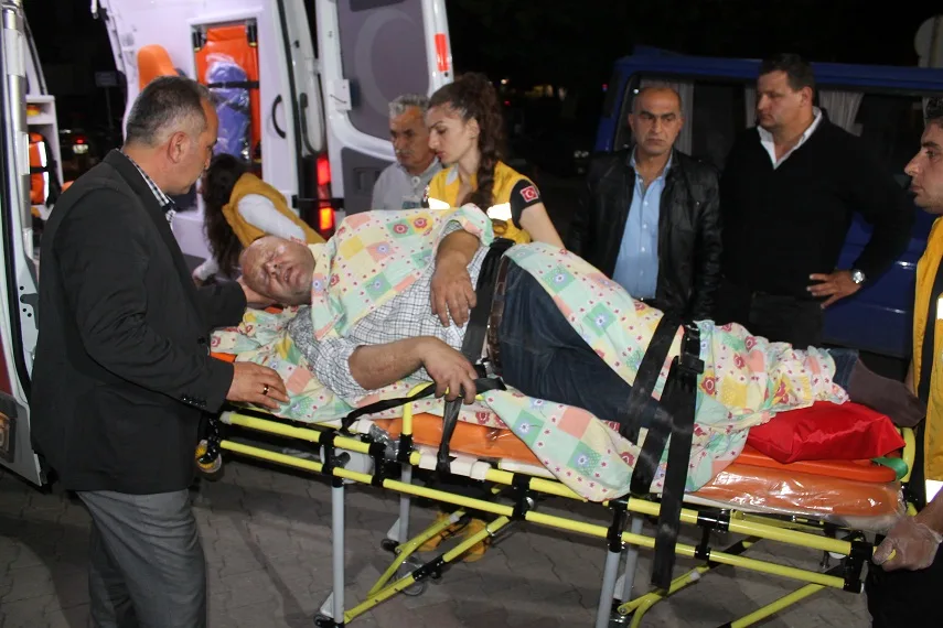 Branda çekmek isterken yere düştü