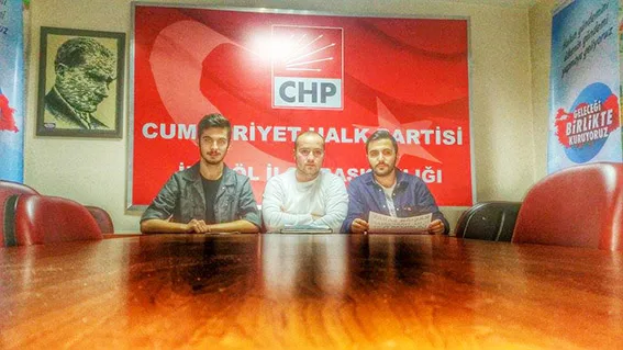 CHP'li gençler İnönü'yü andı