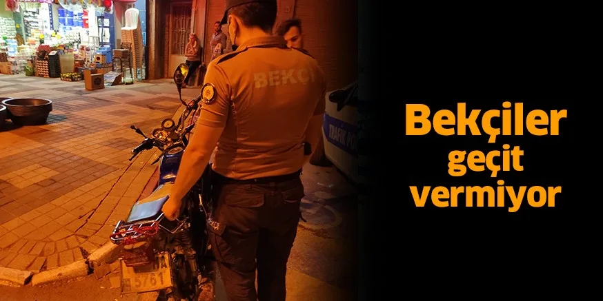 Bekçiler geçit vermiyor