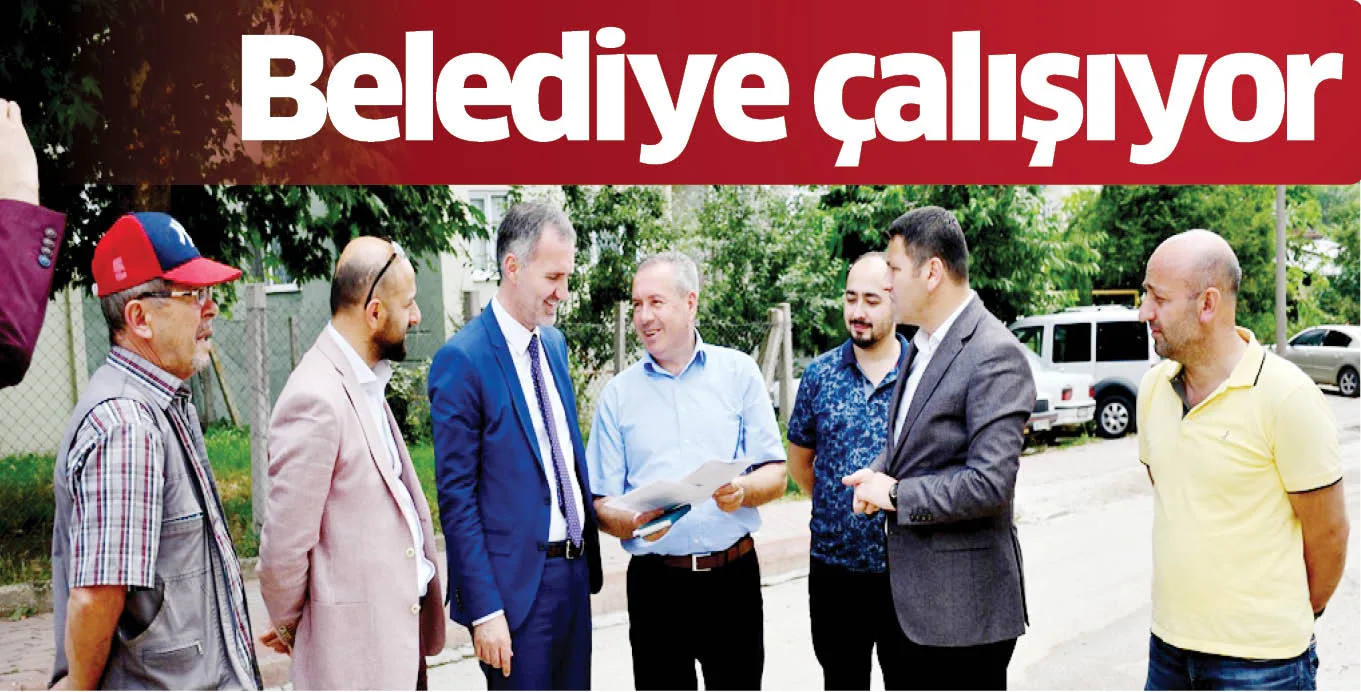 Belediye çalışıyor