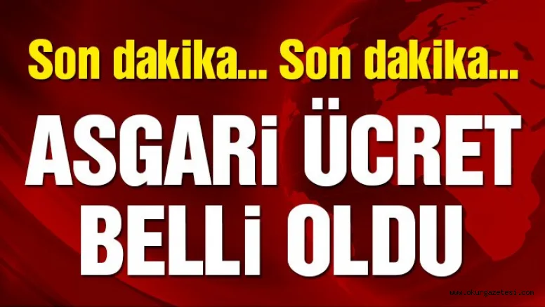 BELLİ OLDU