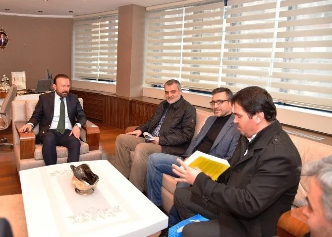 Bilim Kültür Ve Sanat Derneğinden Başkan Doğana Ziyaret