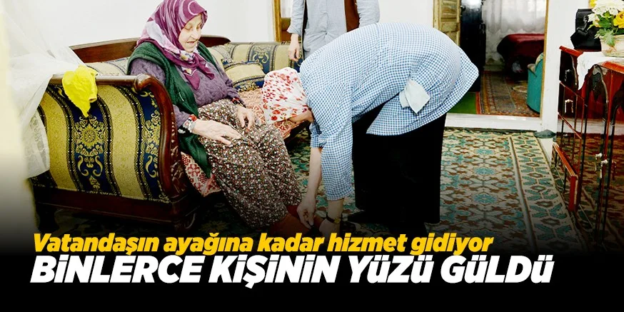 BiNLERCE VATANDAŞIN YüZü GüLDü