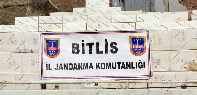 Bitliste 48 Bin Paket Kaçak Sigara Ele Geçirildi