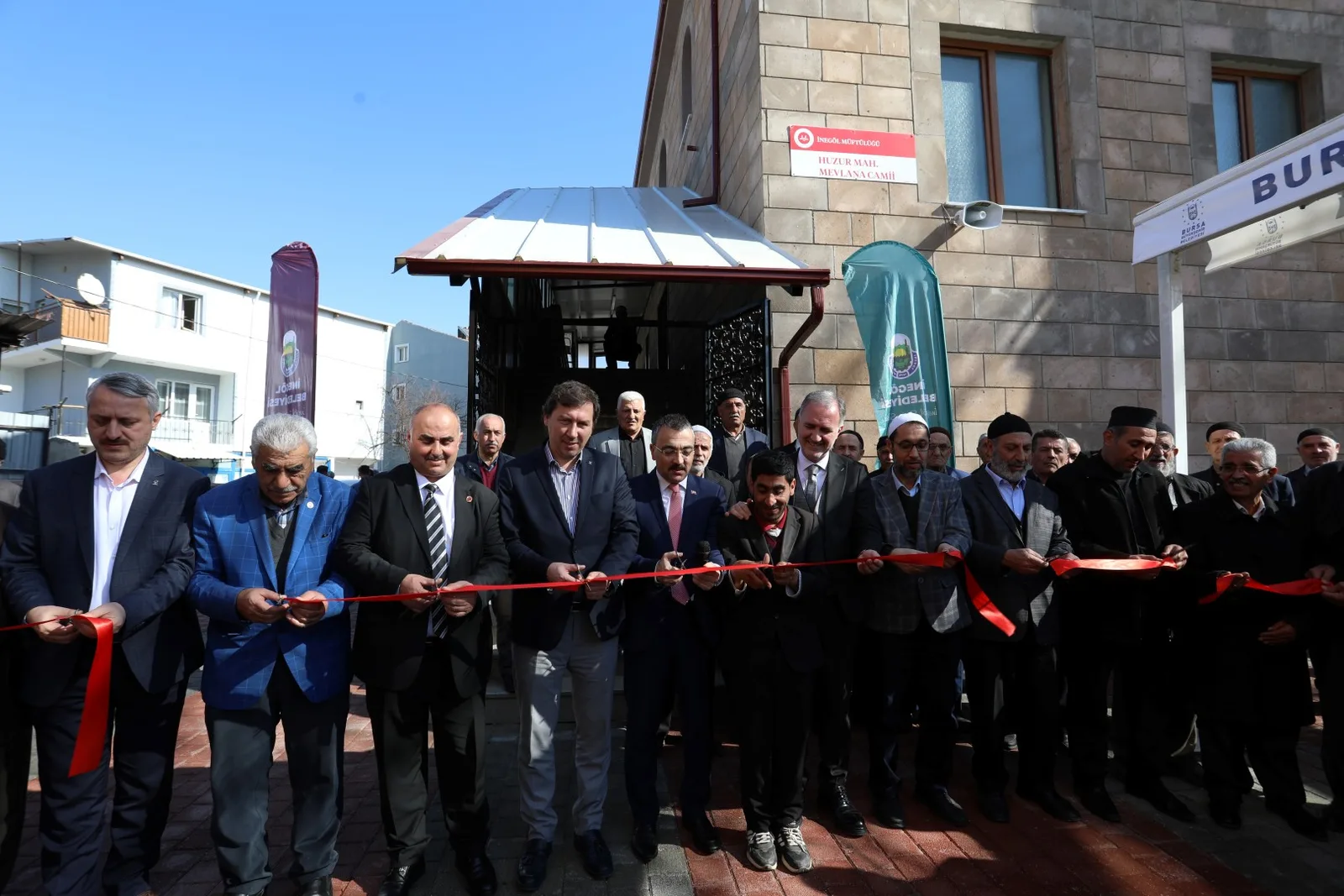 MEVLANA CAMİİ DUALARLA AÇILDI